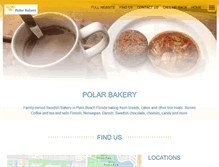 Tablet Screenshot of polarbakery.com